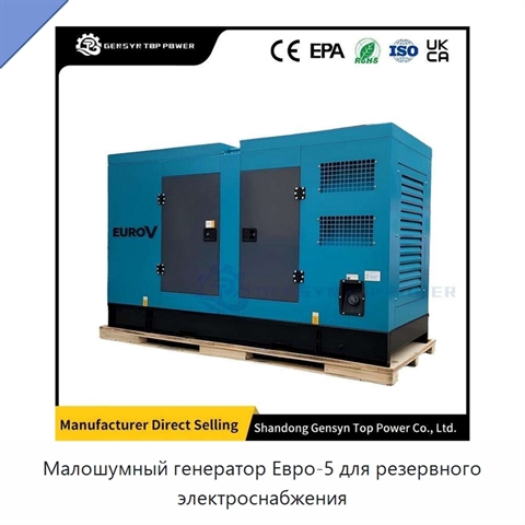 Малошумный генератор Евро-5 для резервного электроснабжения