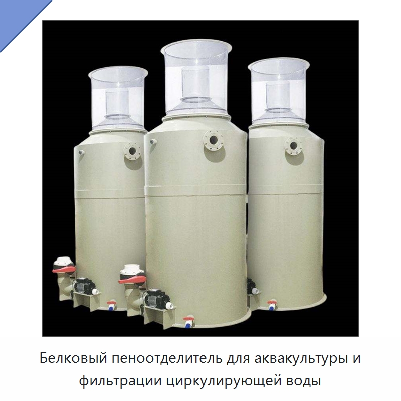 Белковый пеноотделитель для аквакультуры и фильтрации циркулирующей воды — Водоочистное оборудование