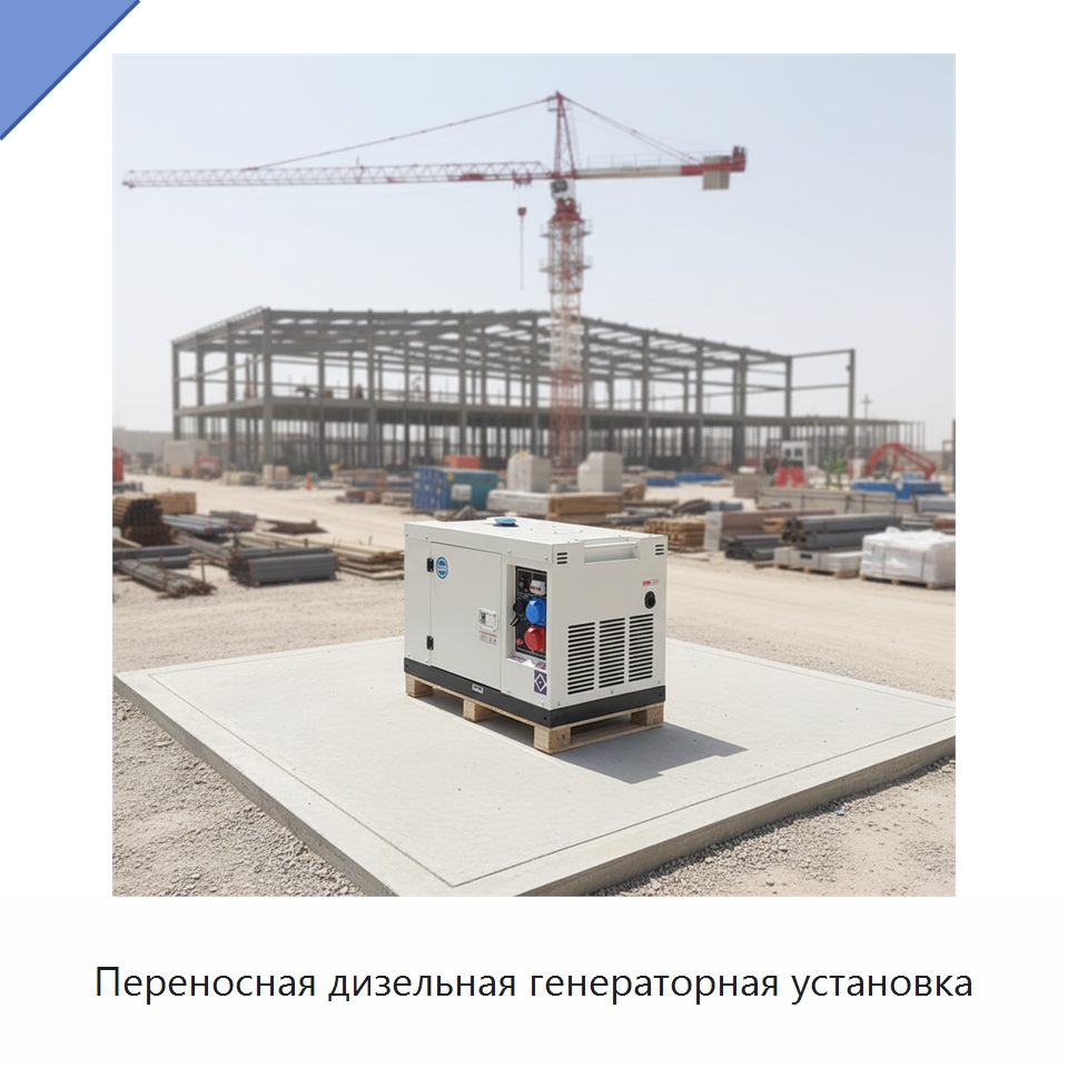 Переносная дизельная генераторная установка — Дизельные генераторы