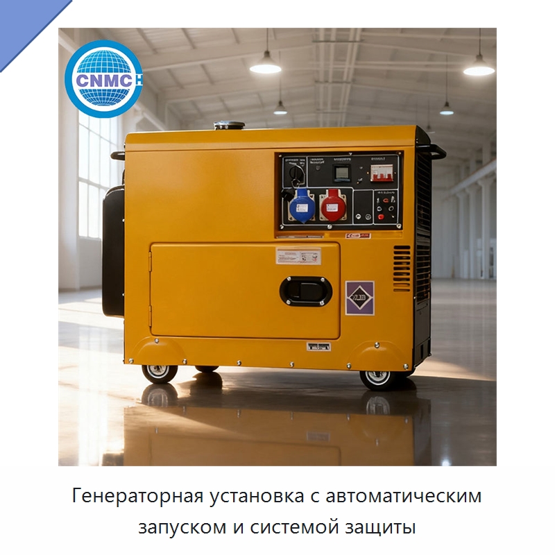 Генераторная установка с автоматическим запуском и системой защиты