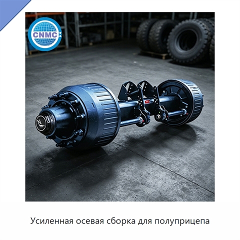 Усиленная осевая сборка для полуприцепа