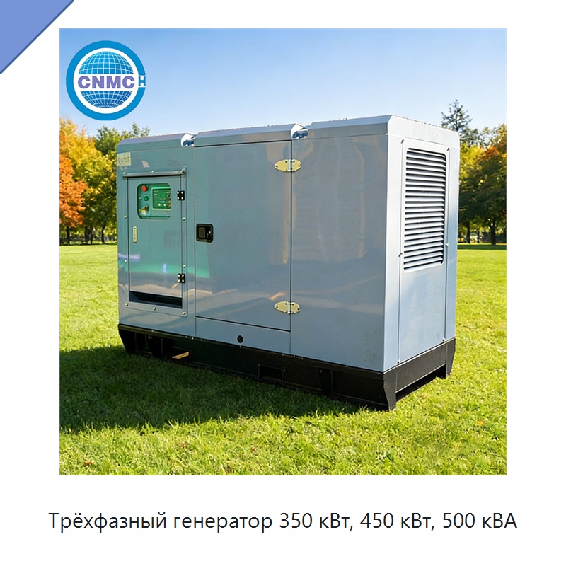 Трёхфазный генератор 350 кВт, 450 кВт, 500 кВА — Дизельные генераторы