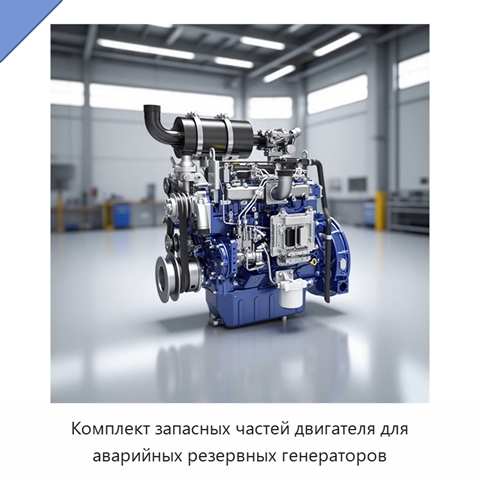 Комплект запасных частей двигателя для аварийных резервных генераторов