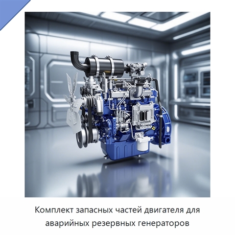 Комплект запасных частей двигателя для аварийных резервных генераторов