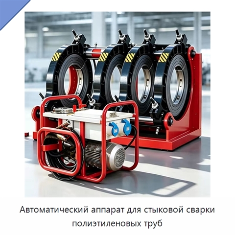 Автоматический аппарат для стыковой сварки полиэтиленовых труб