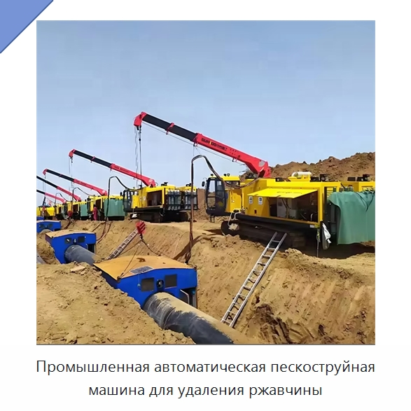 Промышленная автоматическая пескоструйная машина для удаления ржавчины — Специальная строительная техника