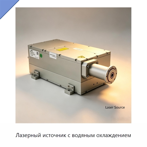 Лазерный источник с водяным охлаждением
