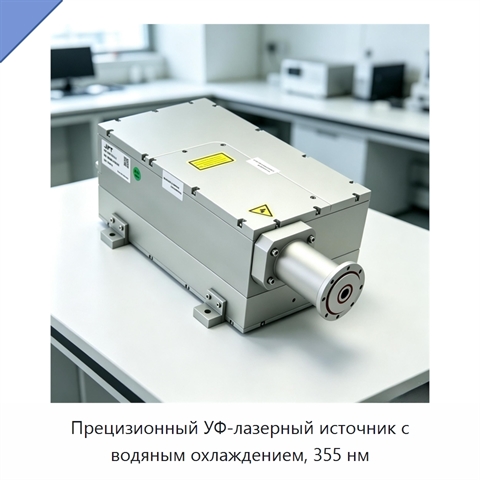 Прецизионный УФ-лазерный источник с водяным охлаждением, 355 нм