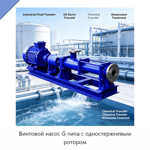 Винтовой насос G-типа с одностержневым ротором