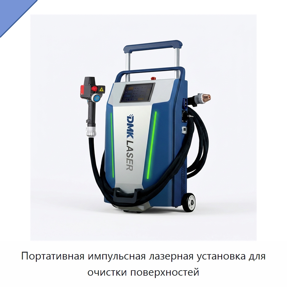 Портативная импульсная лазерная установка для очистки поверхностей — Установки лазерной очистки