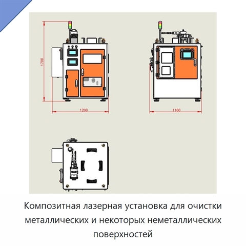 Композитная лазерная установка для очистки металлических и некоторых неметаллических поверхностей