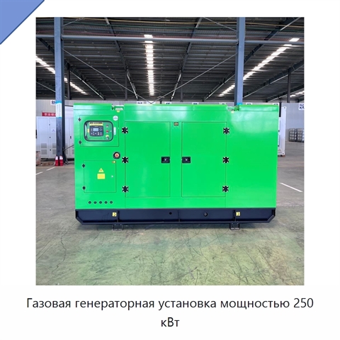 Газовая генераторная установка мощностью 250 кВт