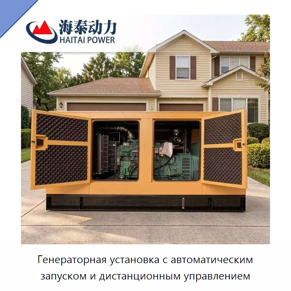 Генераторная установка с автоматическим запуском и дистанционным управлением — Дизельные генераторы