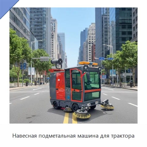 Навесная подметальная машина для трактора
