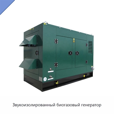 Звукоизолированный биогазовый генератор