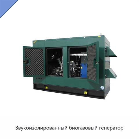 Звукоизолированный биогазовый генератор