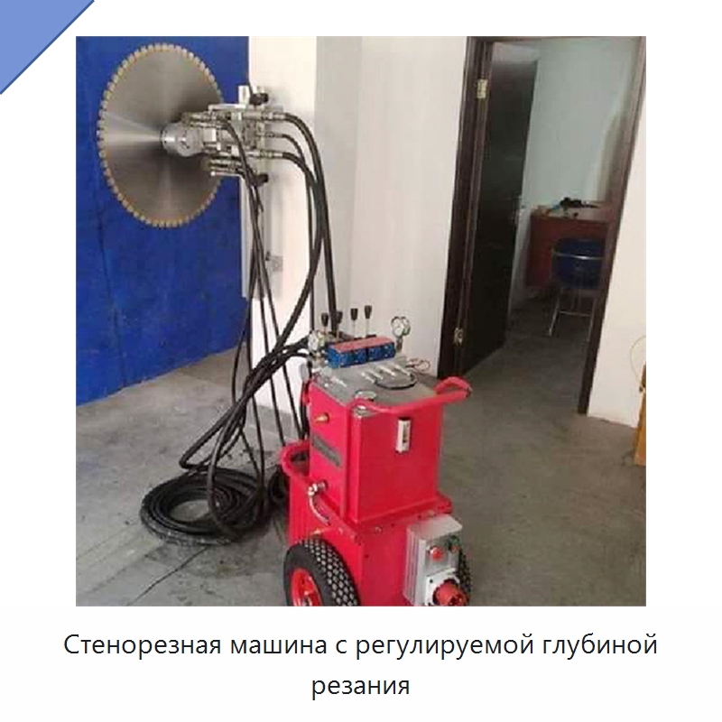 Стенорезная машина с регулируемой глубиной резания — Дорожная техника