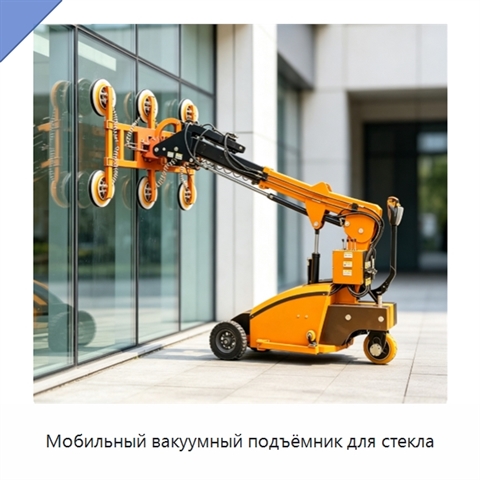 Мобильный вакуумный подъёмник для стекла