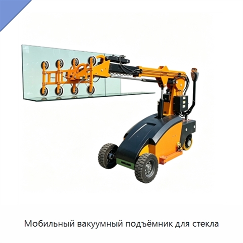 Мобильный вакуумный подъёмник для стекла