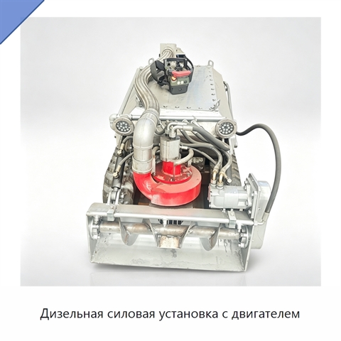 Дизельная силовая установка с двигателем