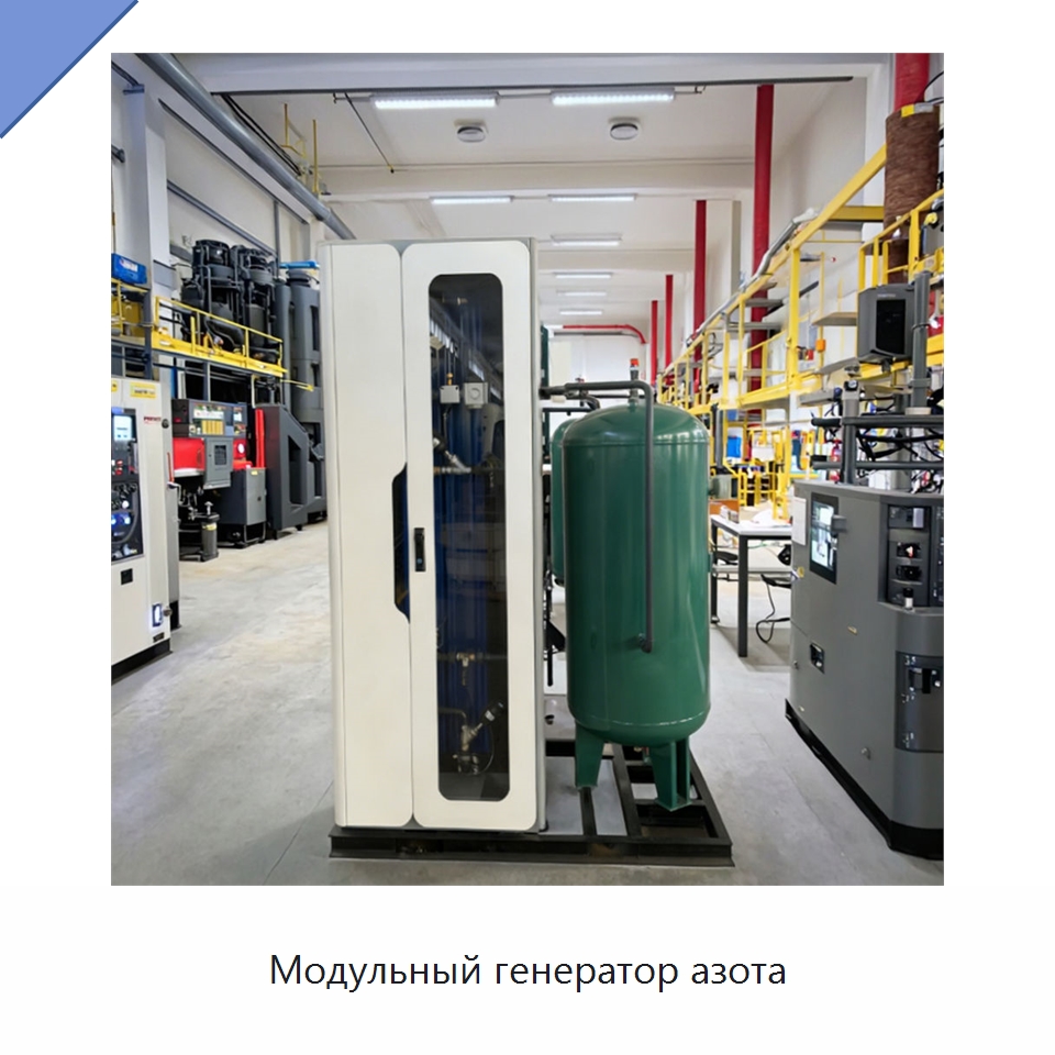 Модульный генератор азота — Газогенераторное оборудование