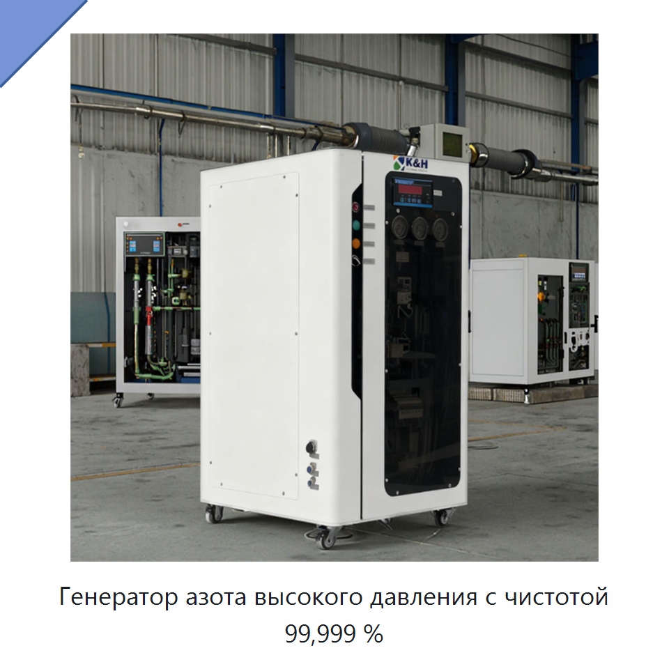 Генератор азота высокого давления с чистотой 99,999 % — Газогенераторное оборудование