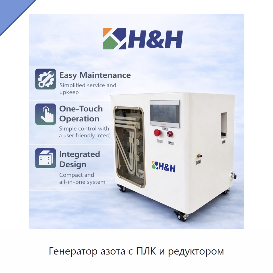 Генератор азота с ПЛК и редуктором — Газогенераторное оборудование