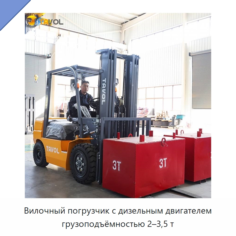 Вилочный погрузчик с дизельным двигателем грузоподъёмностью 2–3,5 т — Вилочные погрузчики