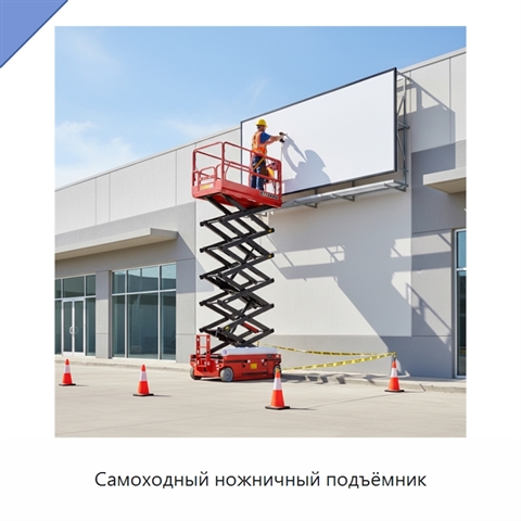 Самоходный ножничный подъёмник