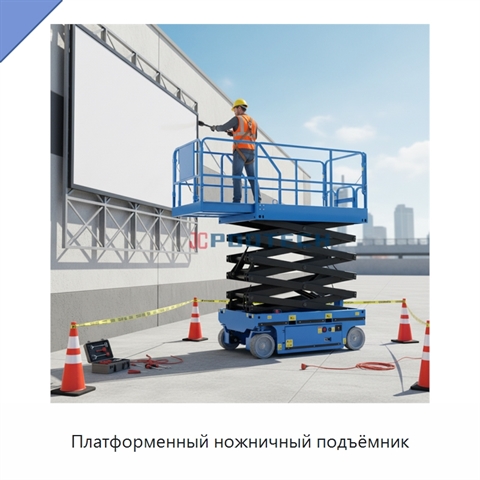 Платформенный ножничный подъёмник