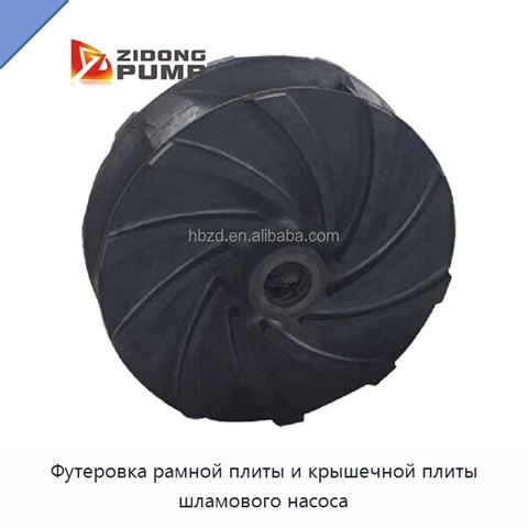 Футеровка рамной плиты и крышечной плиты шламового насоса