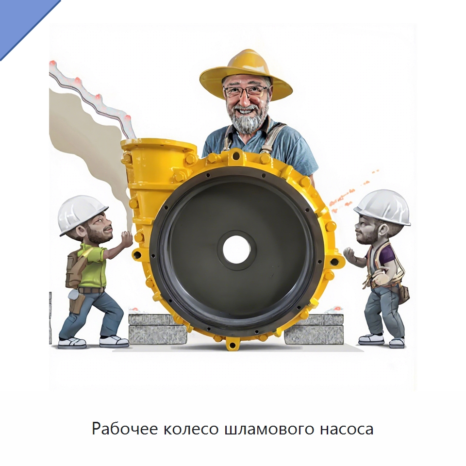 Рабочее колесо шламового насоса — Рабочие колёса