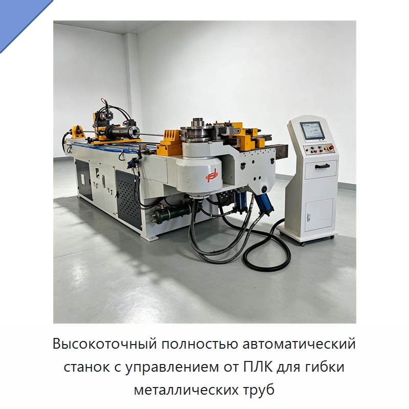 Высокоточный полностью автоматический станок с управлением от ПЛК для гибки металлических труб — Станки для обработки труб
