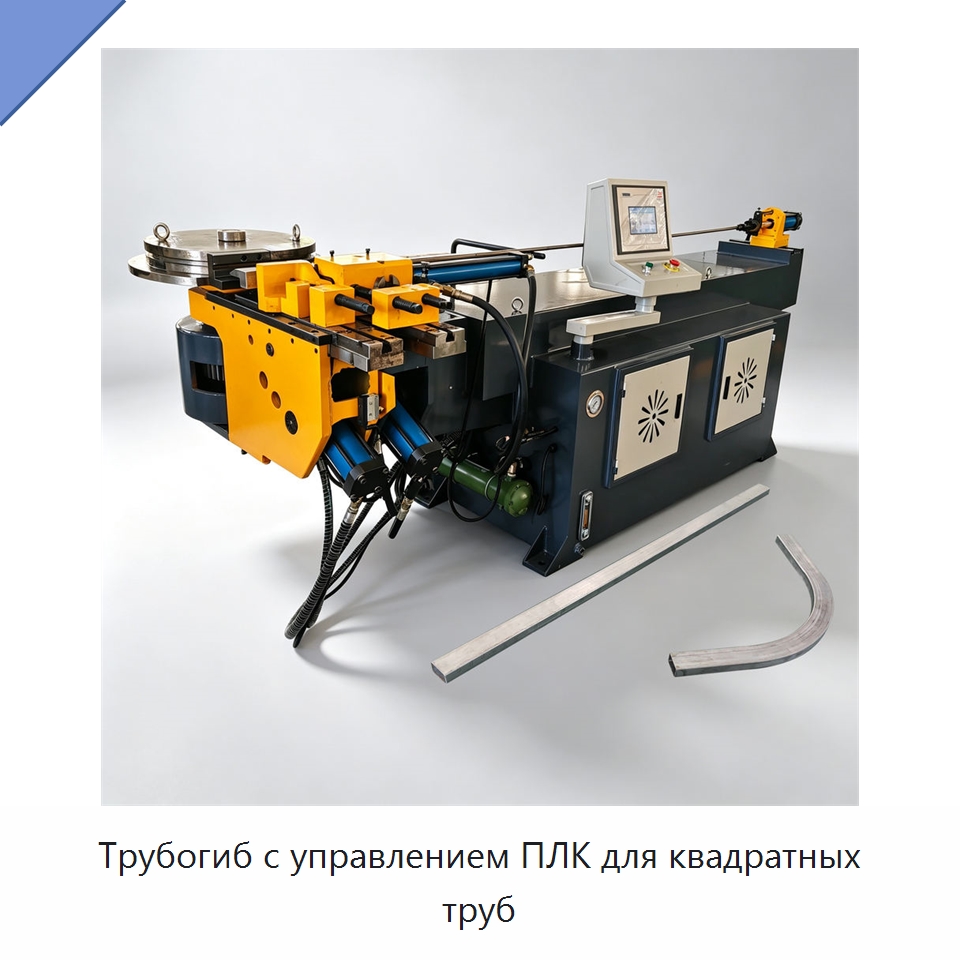 Трубогиб с управлением ПЛК для квадратных труб — Станки для обработки труб