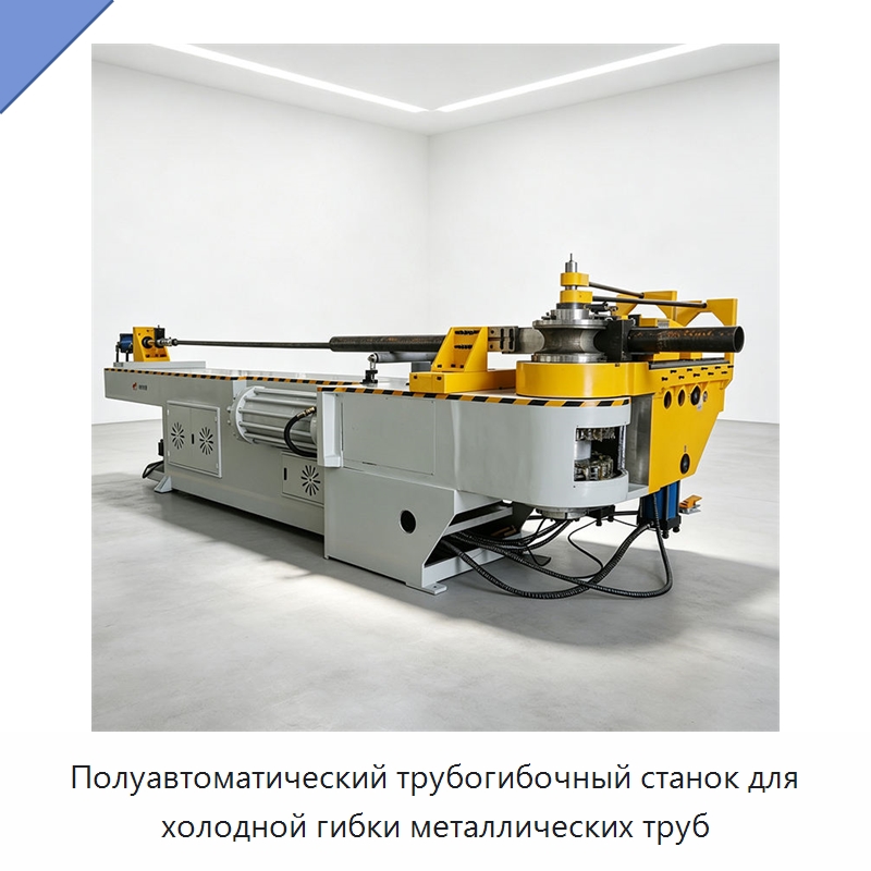 Полуавтоматический трубогибочный станок для холодной гибки металлических труб — Станки для обработки труб
