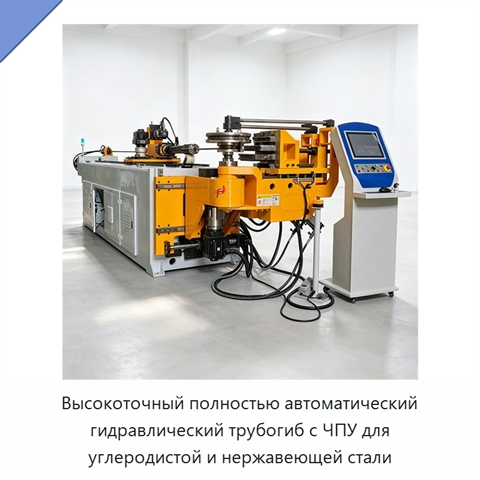 Высокоточный полностью автоматический гидравлический трубогиб с ЧПУ для углеродистой и нержавеющей стали