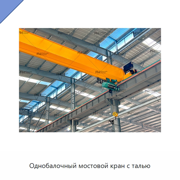 Однобалочный мостовой кран с талью — Краны