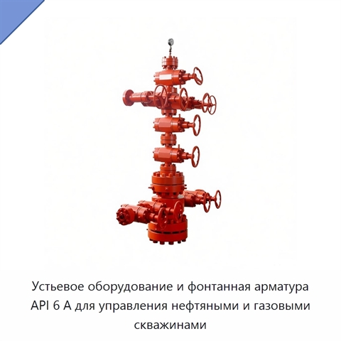 Устьевое оборудование и фонтанная арматура API 6 А для управления нефтяными и газовыми скважинами