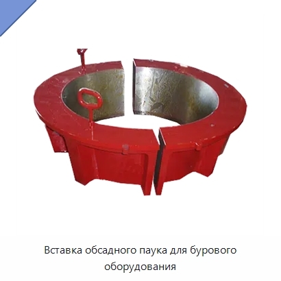 Вставка обсадного паука для бурового оборудования