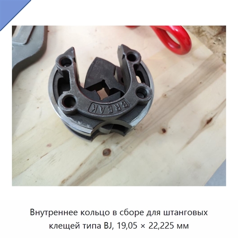 Внутреннее кольцо в сборе для штанговых клещей типа BJ, 19,05 × 22,225 мм