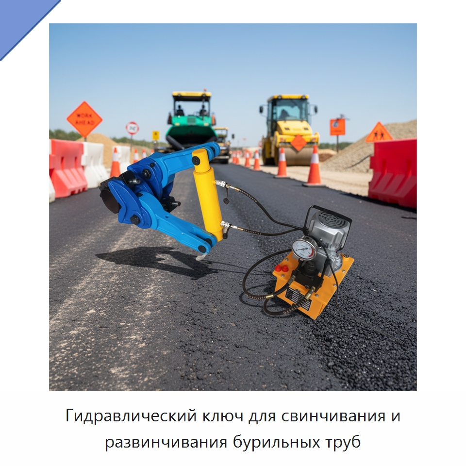 Гидравлический ключ для свинчивания и развинчивания бурильных труб — Горнодобывающее оборудование