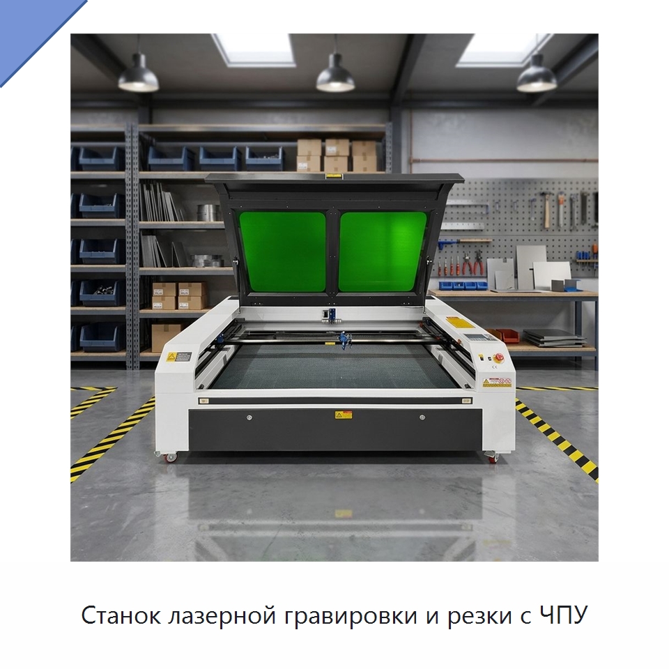 Станок лазерной гравировки и резки с ЧПУ — Лазерные гравировальные станки