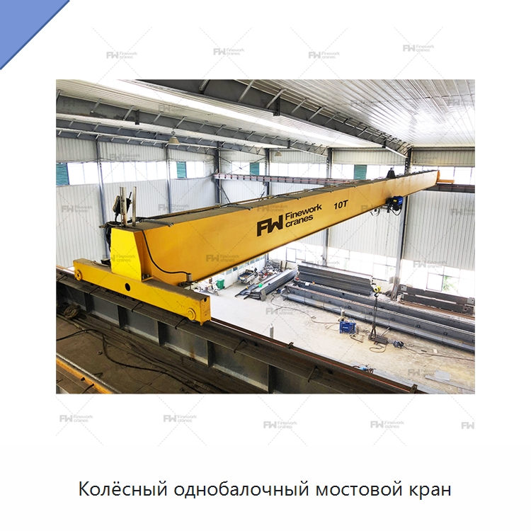 Колёсный однобалочный мостовой кран — Краны
