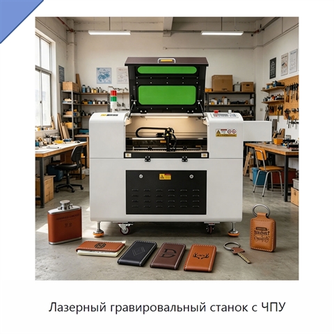 Лазерный гравировальный станок с ЧПУ