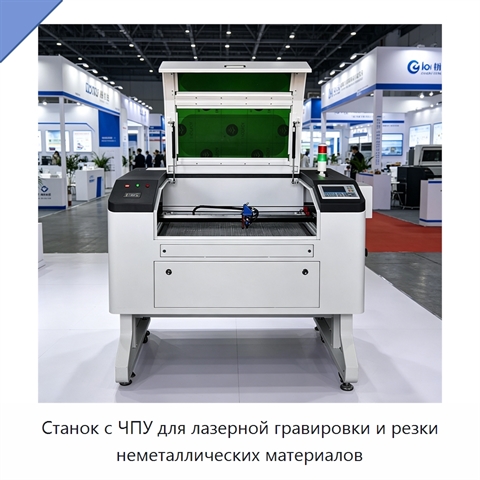 Станок с ЧПУ для лазерной гравировки и резки неметаллических материалов