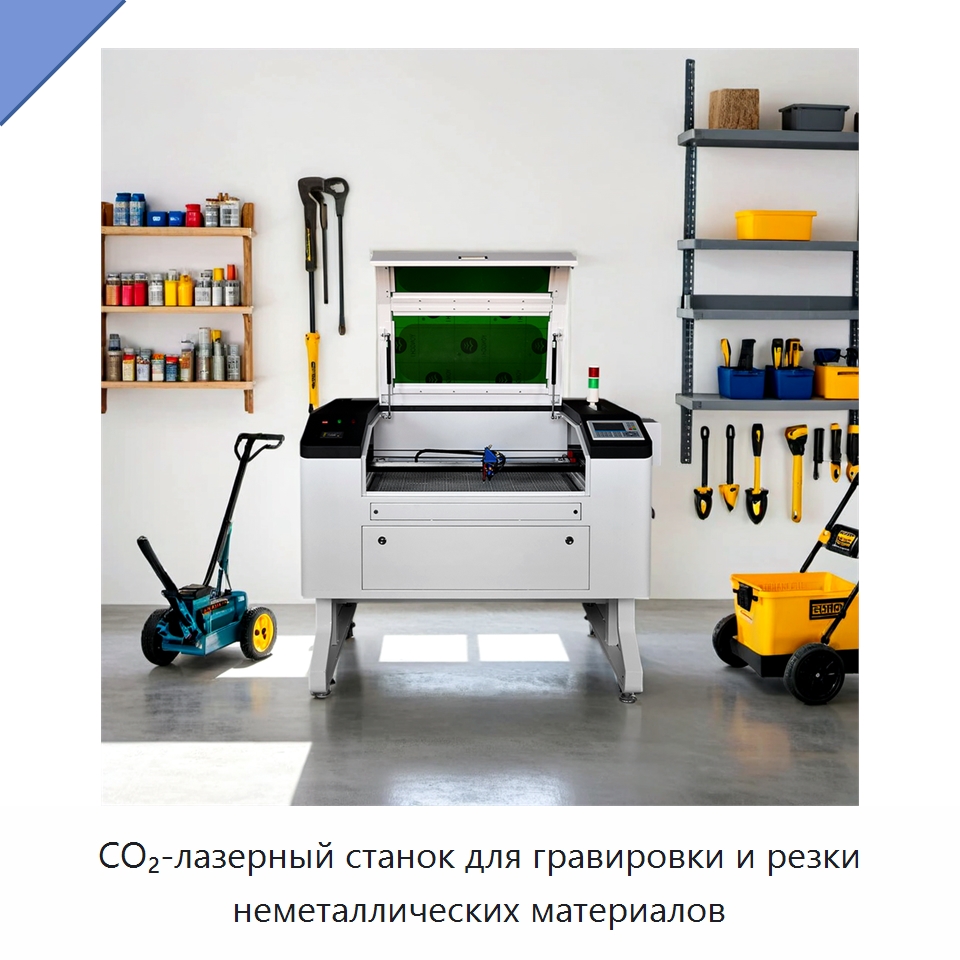 CO₂-лазерный станок для гравировки и резки неметаллических материалов — Станки лазерной резки