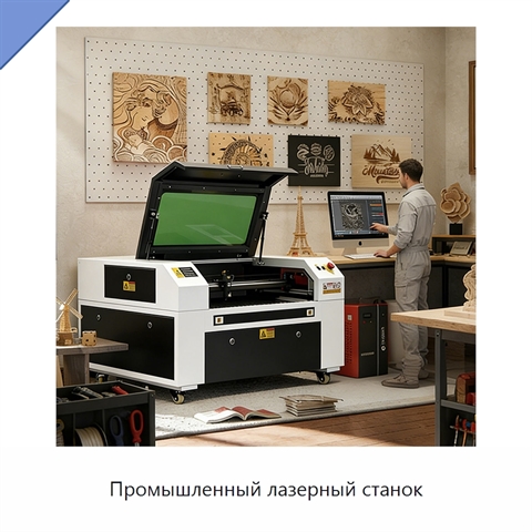 Промышленный лазерный станок