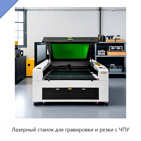 Лазерный станок для гравировки и резки с ЧПУ