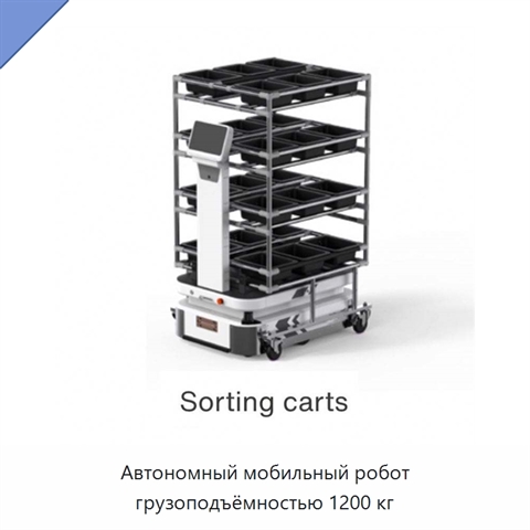 Автономный мобильный робот грузоподъёмностью 1200 кг