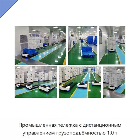 Промышленная тележка с дистанционным управлением грузоподъёмностью 1,0 т
